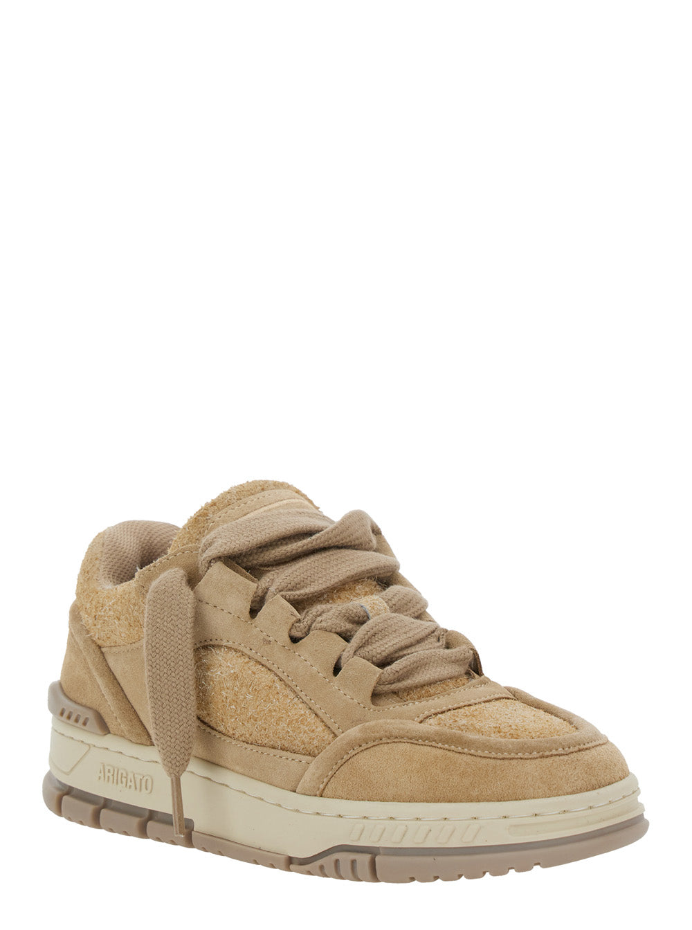 Axel Arigato Women 'Area Lo' Beige Low Top Sneakers With Logo Patch On The Tongue And Chunky Sole In Leather Blend Woman AXEL ARIGATO