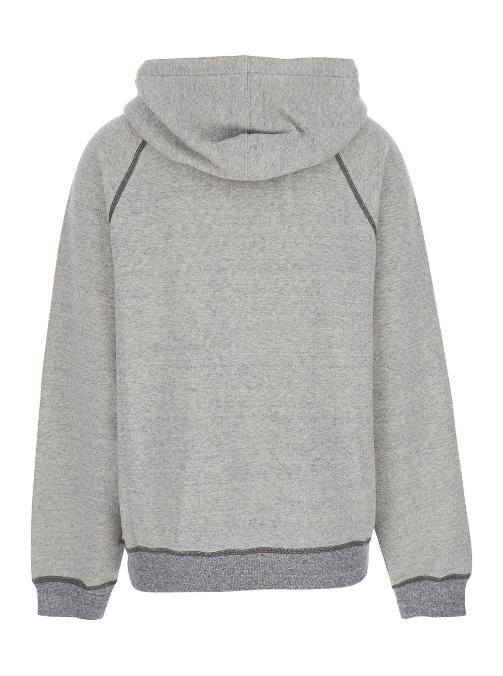 Chloé Women Grey Sweatshirt With Front Logo Lettering In Cotton Blend Woman CHLOE