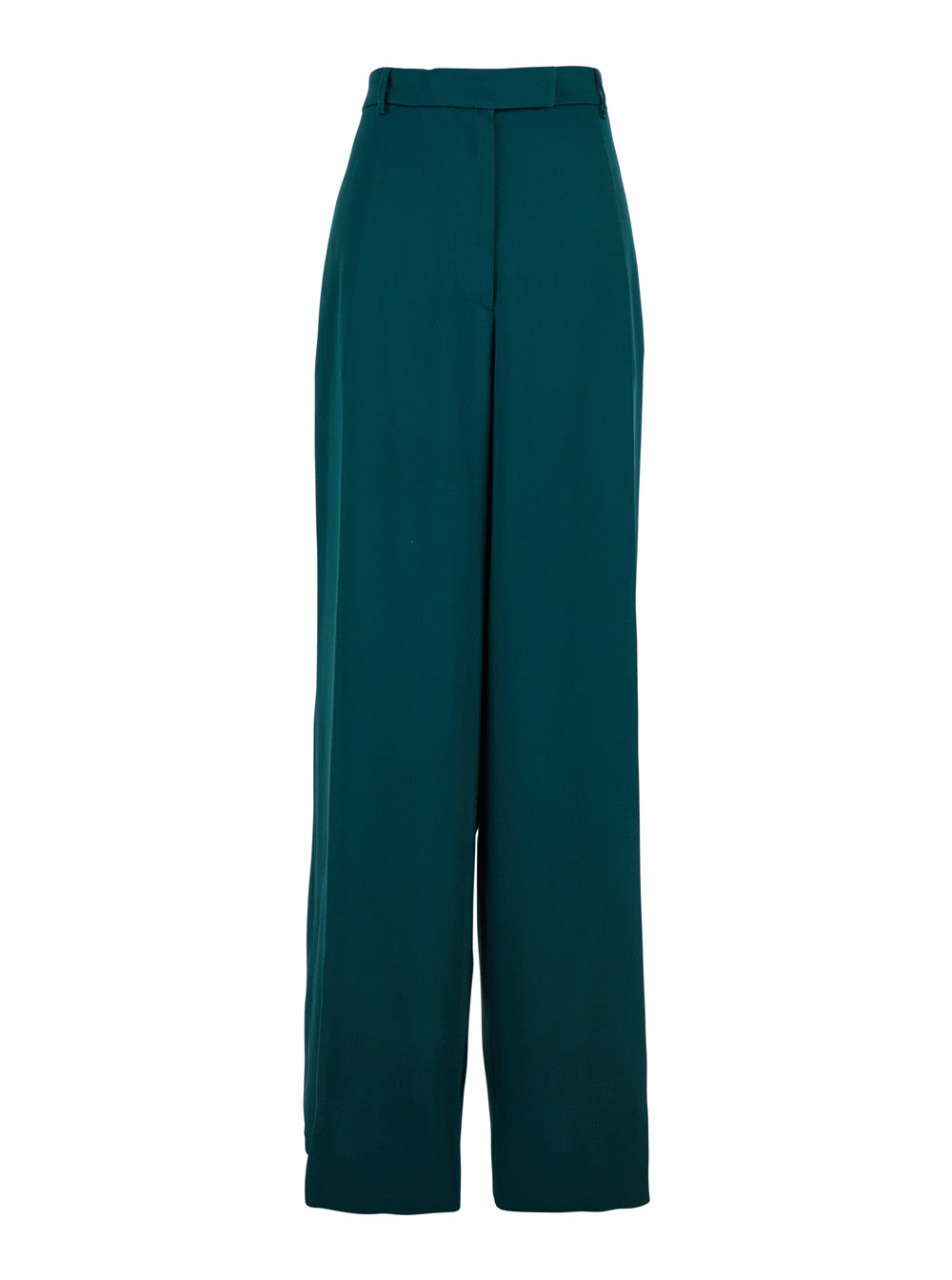Dries Van Noten Women Blue Trousers With Belt Loops In Fabric Woman DRIES VAN NOTEN