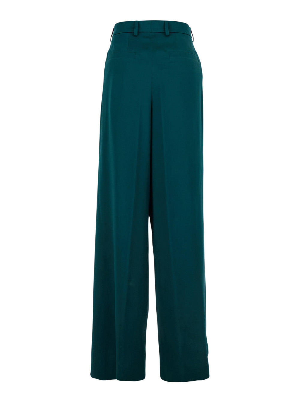 Dries Van Noten Women Blue Trousers With Belt Loops In Fabric Woman DRIES VAN NOTEN