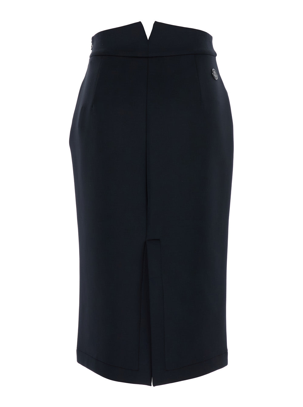 Moncler Genius Women Black Skirt With Logo Patch Applied On The Back In Tech Fabric Woman MONCLER GENIUS