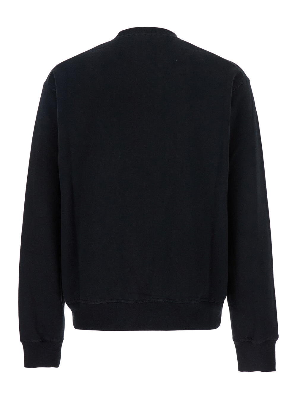 Dsquared2 Men 'Ducati X D2' Black Sweatshirt With Logo Print On The Front In Cotton Man DSQUARED2