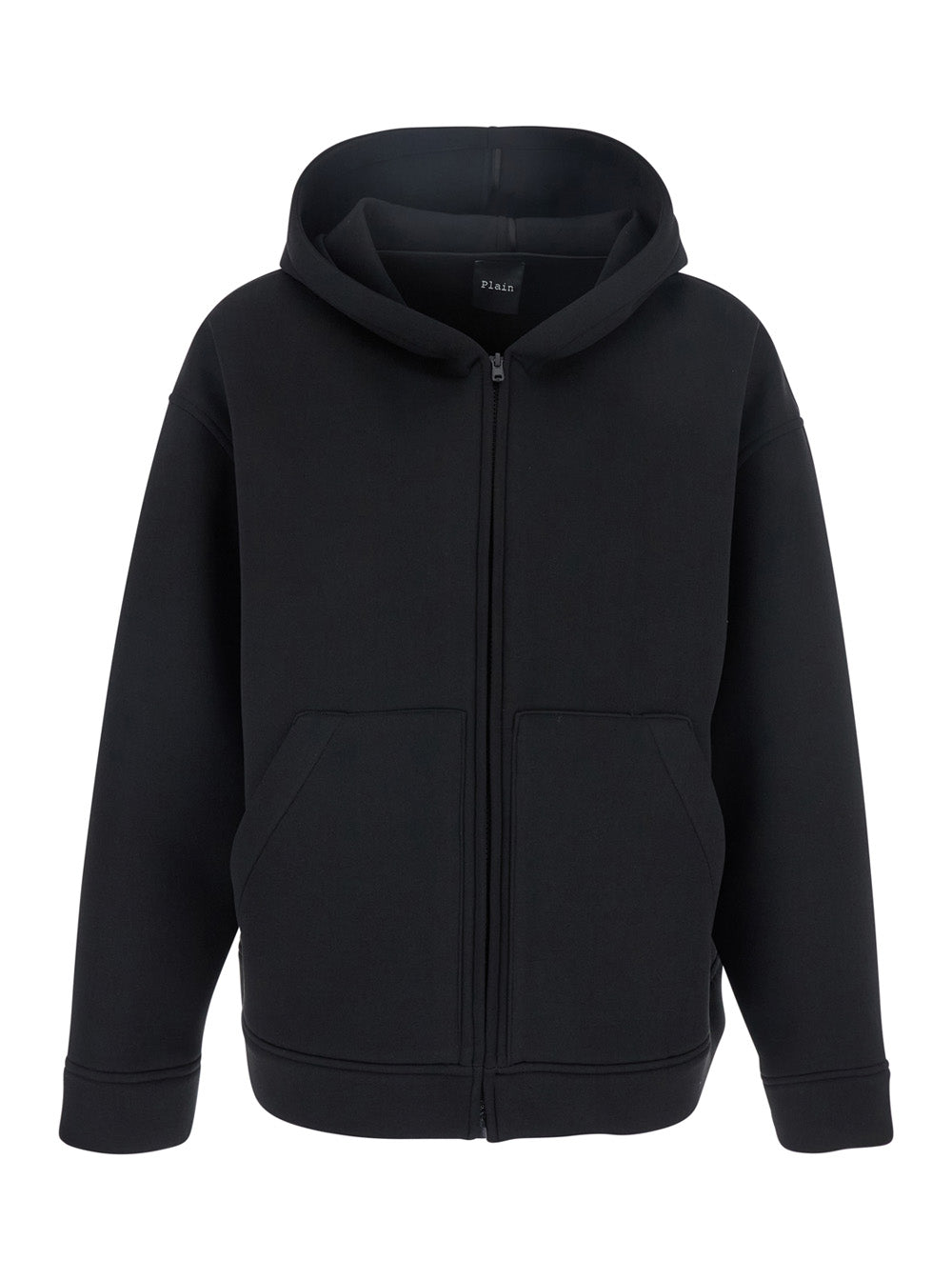 Leplain Women Black Jacket With Fixed Hood And Two Front Pockets In Tech Fabric Woman LEPLAIN
