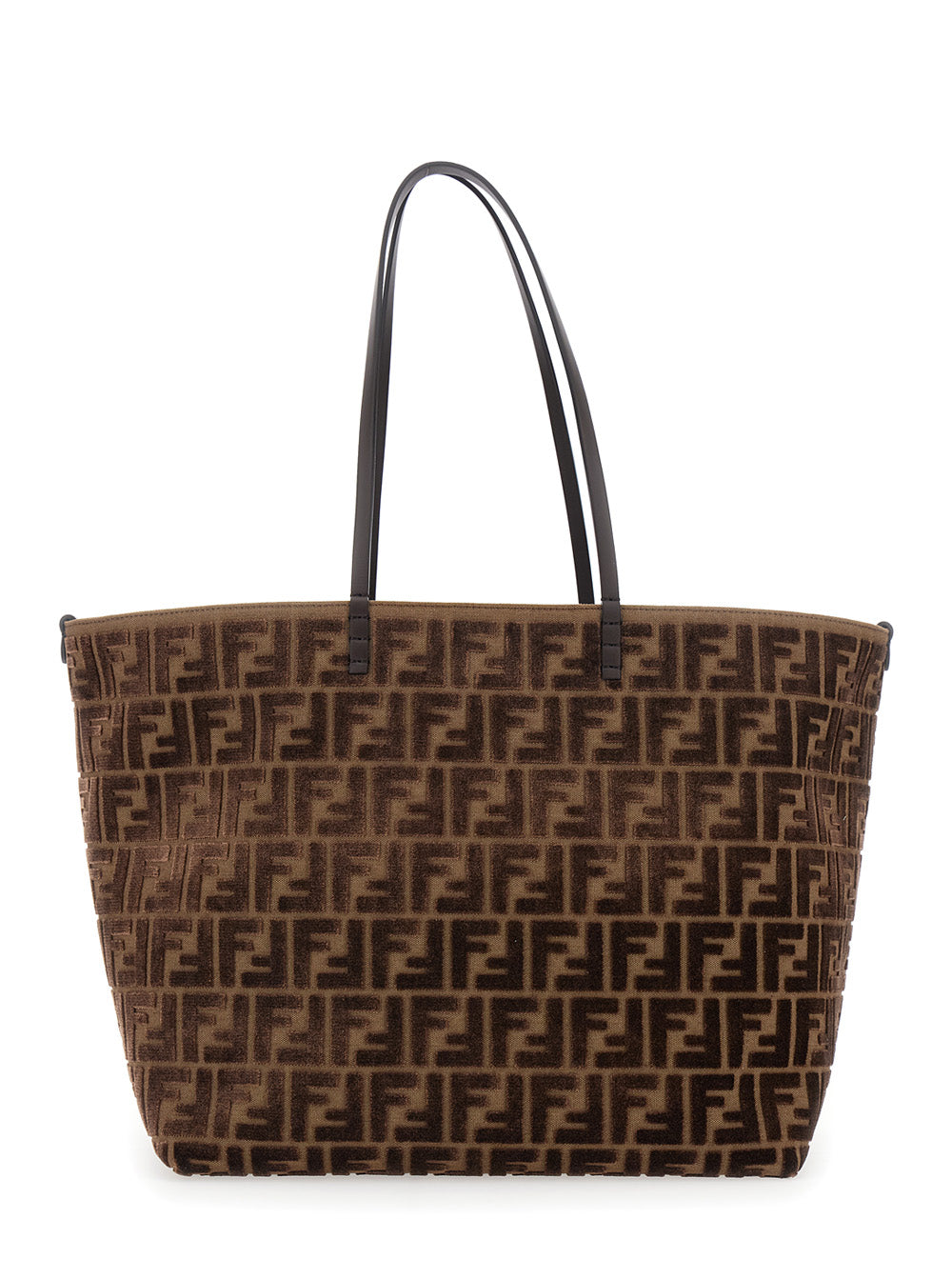 Fendi Women Roll Large Zucca Velvet FENDI