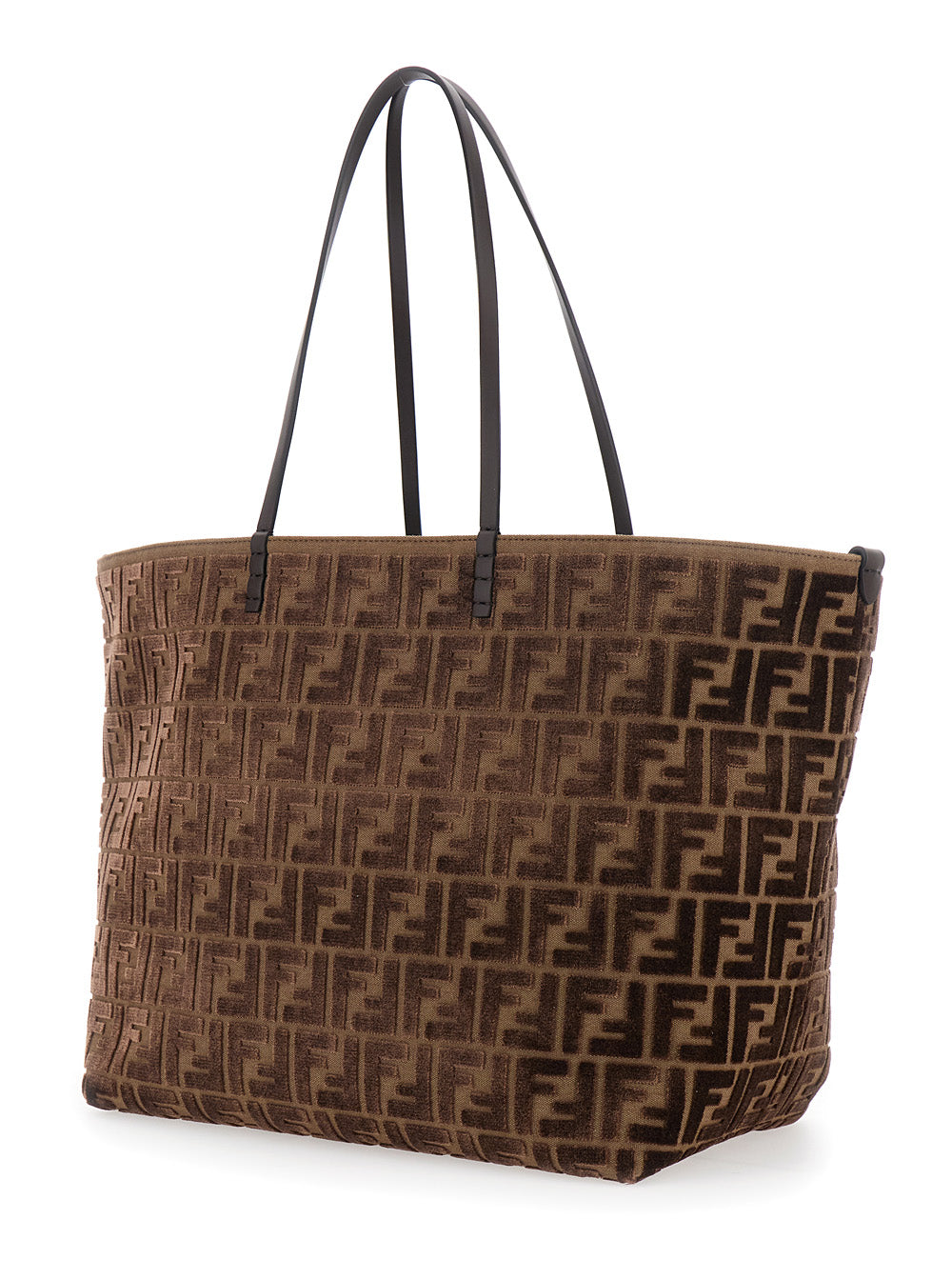 Fendi Women Roll Large Zucca Velvet FENDI