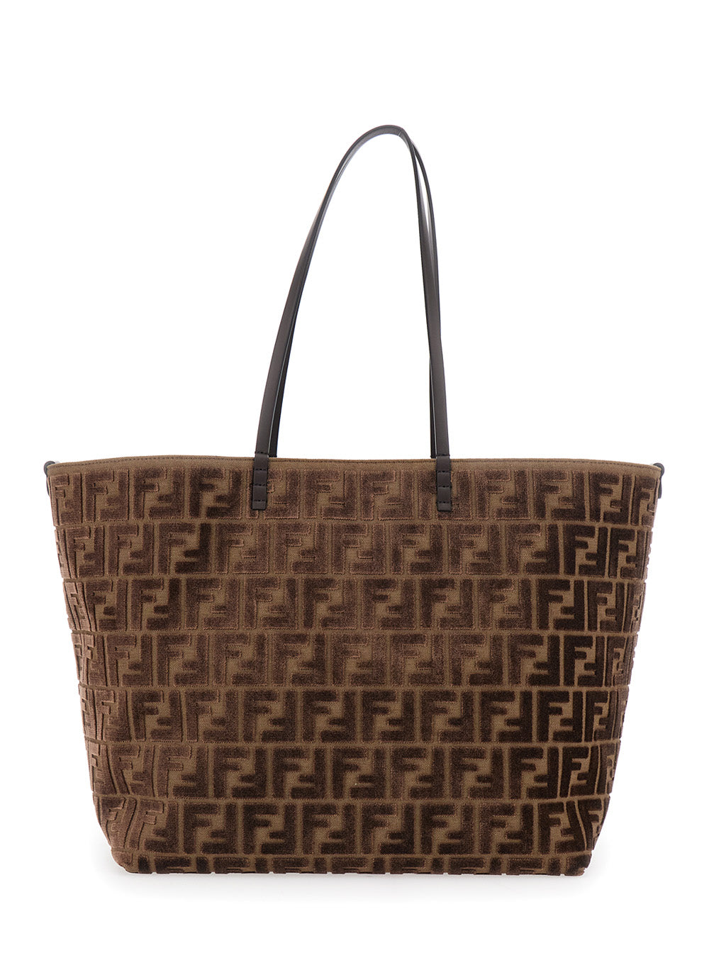 Fendi Women Roll Large Zucca Velvet FENDI