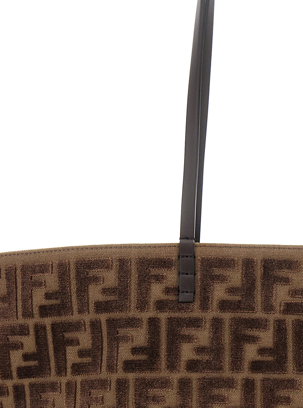 Fendi Women Roll Large Zucca Velvet FENDI