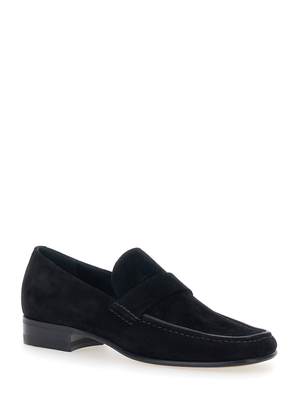 Phoebe Philo Women Black Pull-On Loafers In Suede Woman PHOEBE PHILO