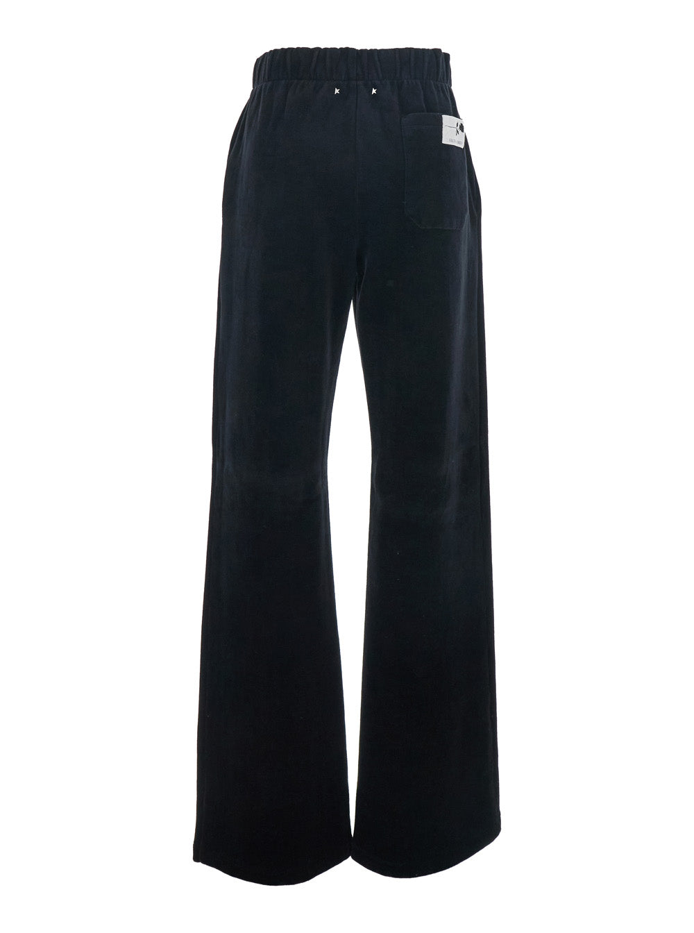 Golden Goose Women Black Jogger Pants With Elastic Waistband In Cotton Blend Man GOLDEN GOOSE