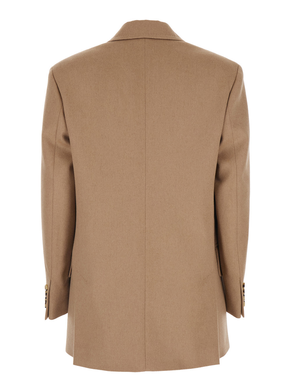 Max Mara Women 'Olimpia' Beige Double-Breasted Jacket With Peak Revers In Wool Woman MAX MARA