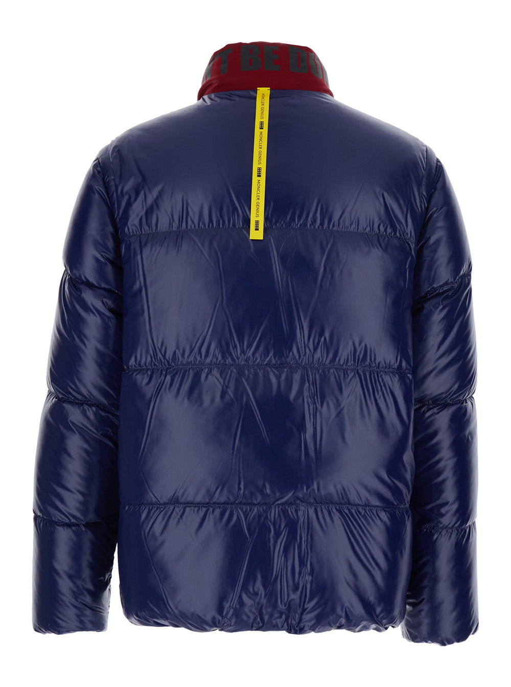 Moncler Genius Men 'Throttle' Blue Reversible Down Jacket With Removable Sleeves And Logo Patch On The Front In Tech Fabric Stretch Man MONCLER GENIUS