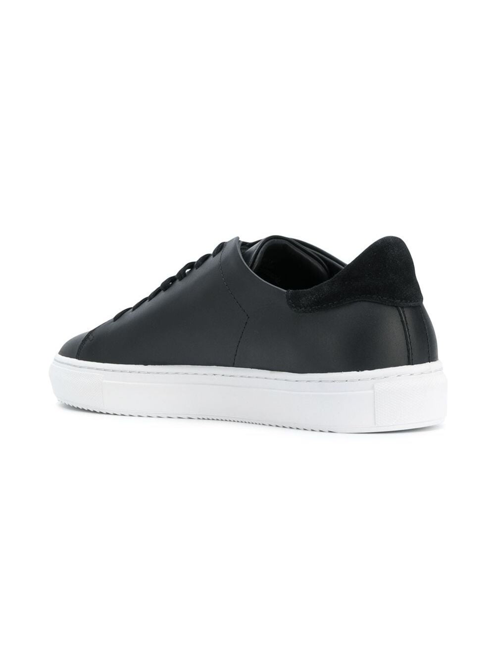 Axel Arigato Men '90 Clean' Black Low Top Sneakers With Logo Lettering On The Side In Leather Man AXEL ARIGATO