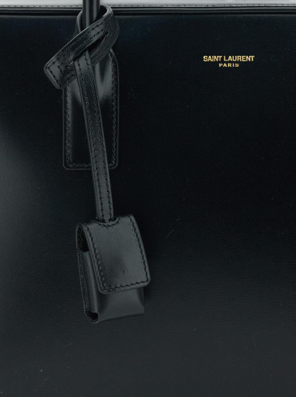 Saint Laurent Women Black Shoulder Bag With Logo Lettering On The Front And Keychain Detail In Leather Woman SAINT LAURENT
