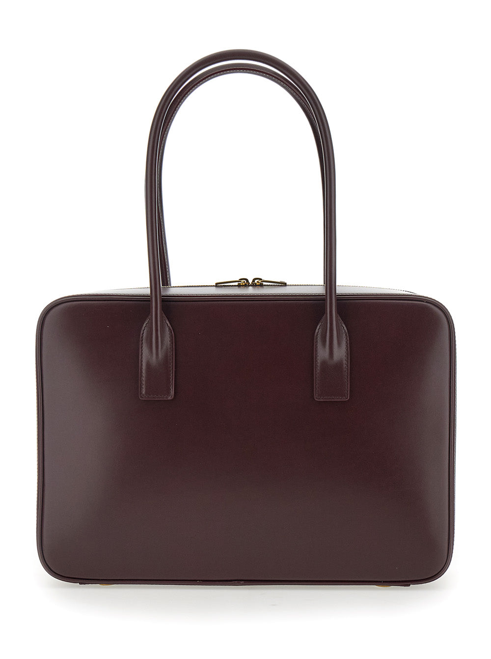 Saint Laurent Women Bordeaux Shoulder Bag With Logo Lettering On The Front And Keychain Detail In Leather Woman SAINT LAURENT