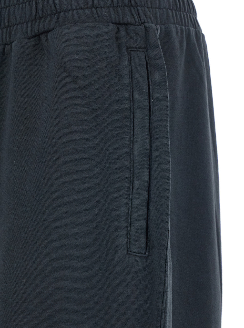 44 Label Group Men Black Pants With Elastic Waist And Drawstring Hem In Tech Fabric Man 44 LABEL GROUP