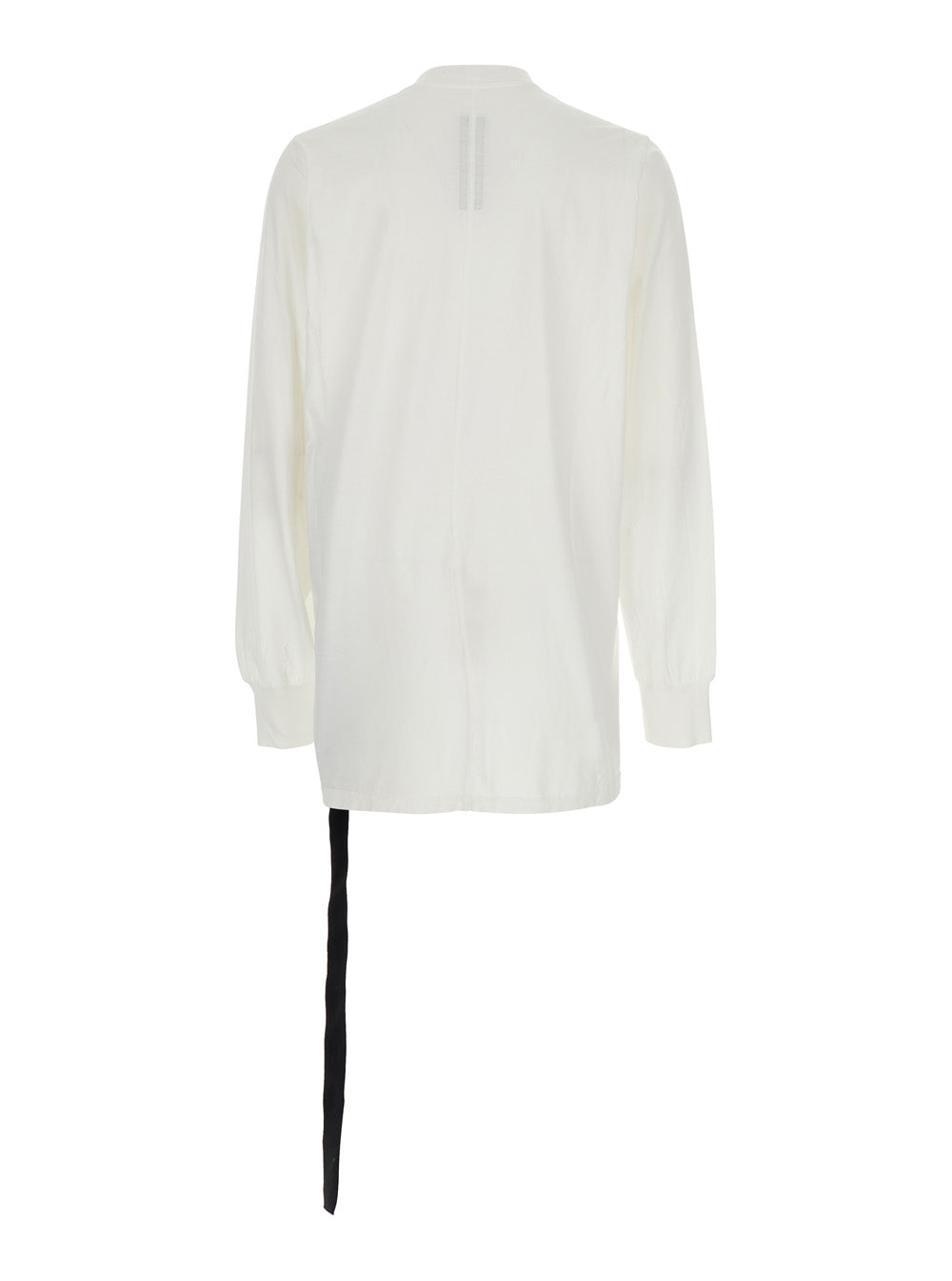 Drkshdw Men White Crewneck T-Shirt With Logo Print On The Front In Cotton Man DRKSHDW