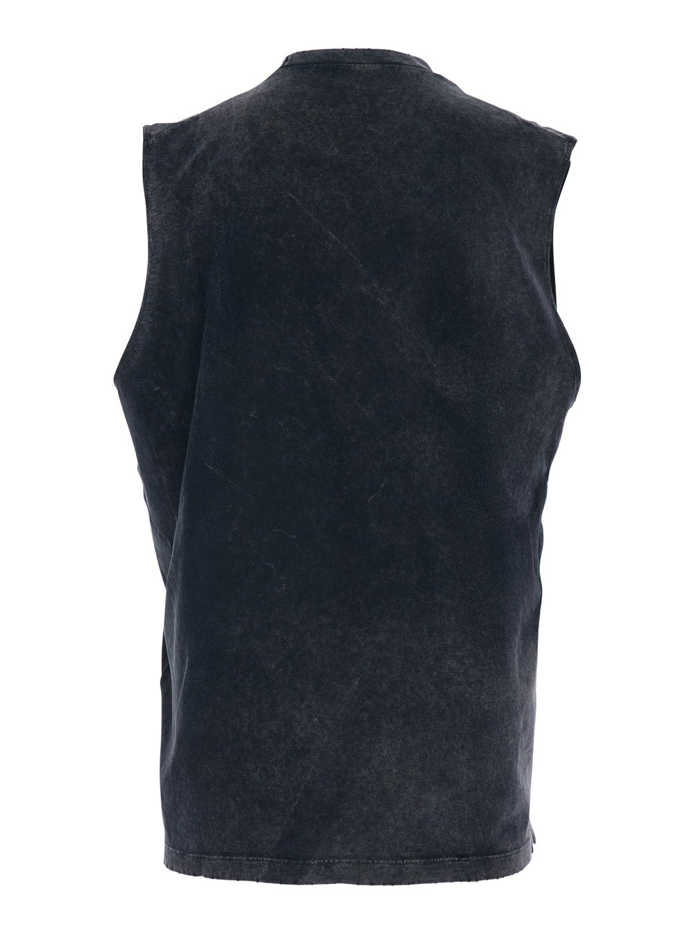 Dsquared2 Men 'D2 X Magliano' Black Crew Neck Top With Logo Lettering And Front Print In Cotton Man DSQUARED2