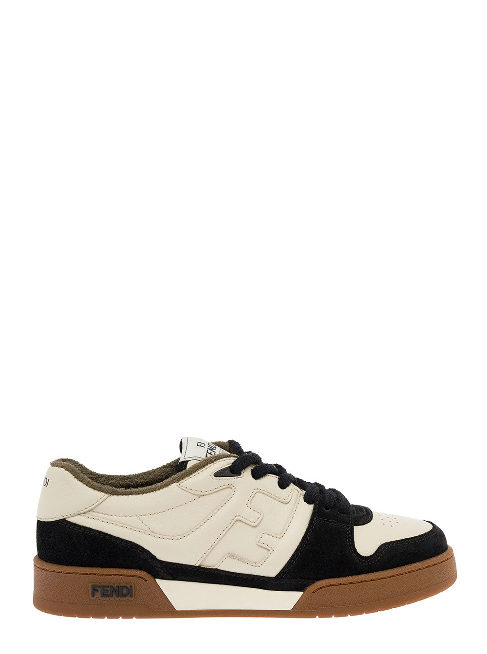 Fendi Men Fendi Man's Low Top Black Suede Sneakers FENDI