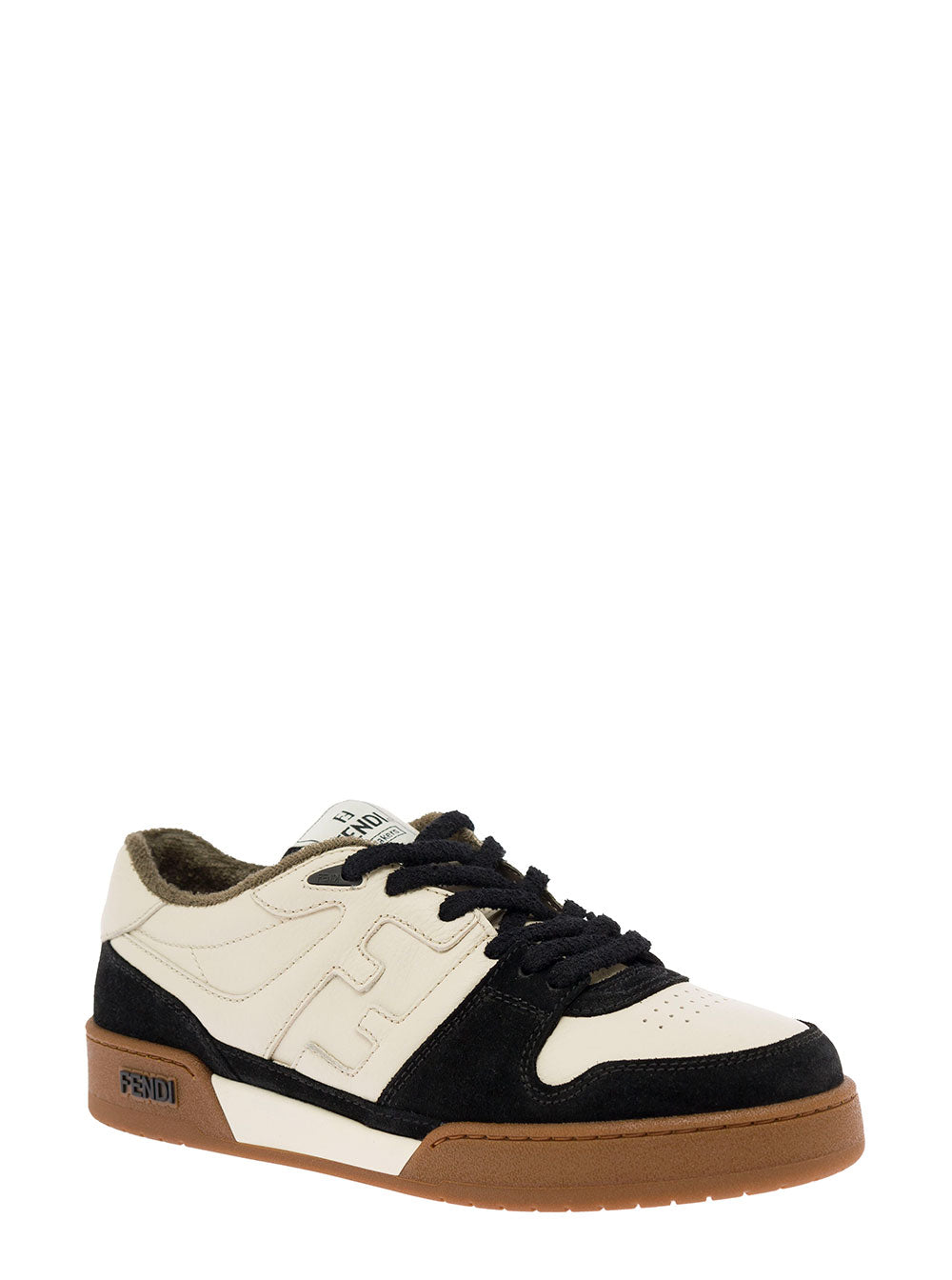 Fendi Men Fendi Man's Low Top Black Suede Sneakers FENDI
