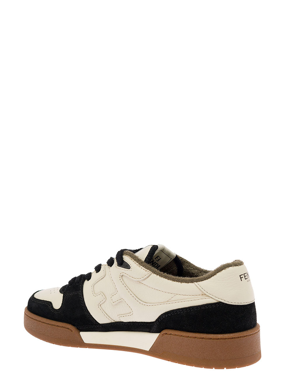 Fendi Men Fendi Man's Low Top Black Suede Sneakers FENDI