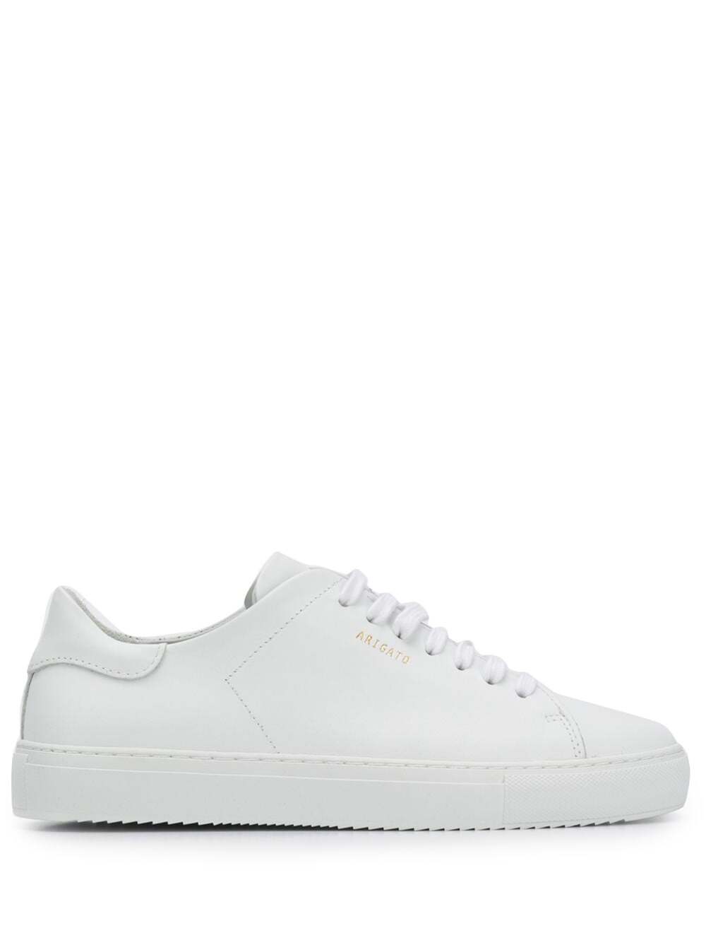 Axel Arigato Women 'Clean 90' White Sneakers With Printed Logo In Leather Woman Axel Arigato AXEL ARIGATO