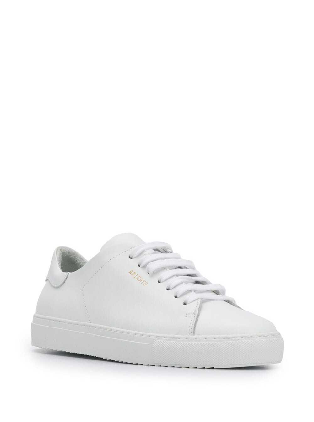 Axel Arigato Women 'Clean 90' White Sneakers With Printed Logo In Leather Woman Axel Arigato AXEL ARIGATO