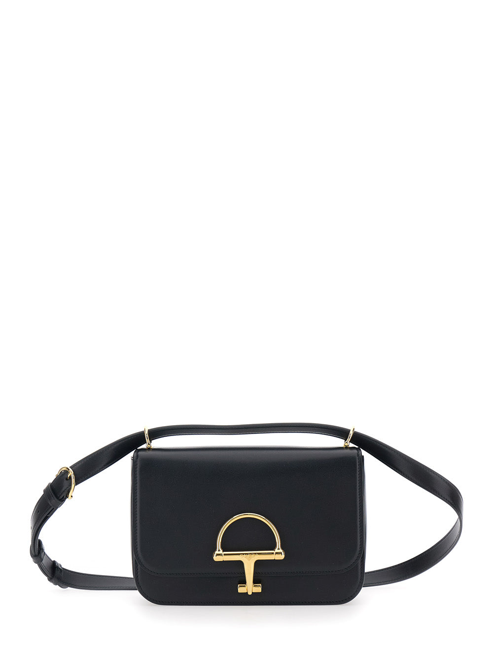 Gucci Women 'Siena Small' Black Shoulder Bag With Claw On The Front In Leather Woman GUCCI