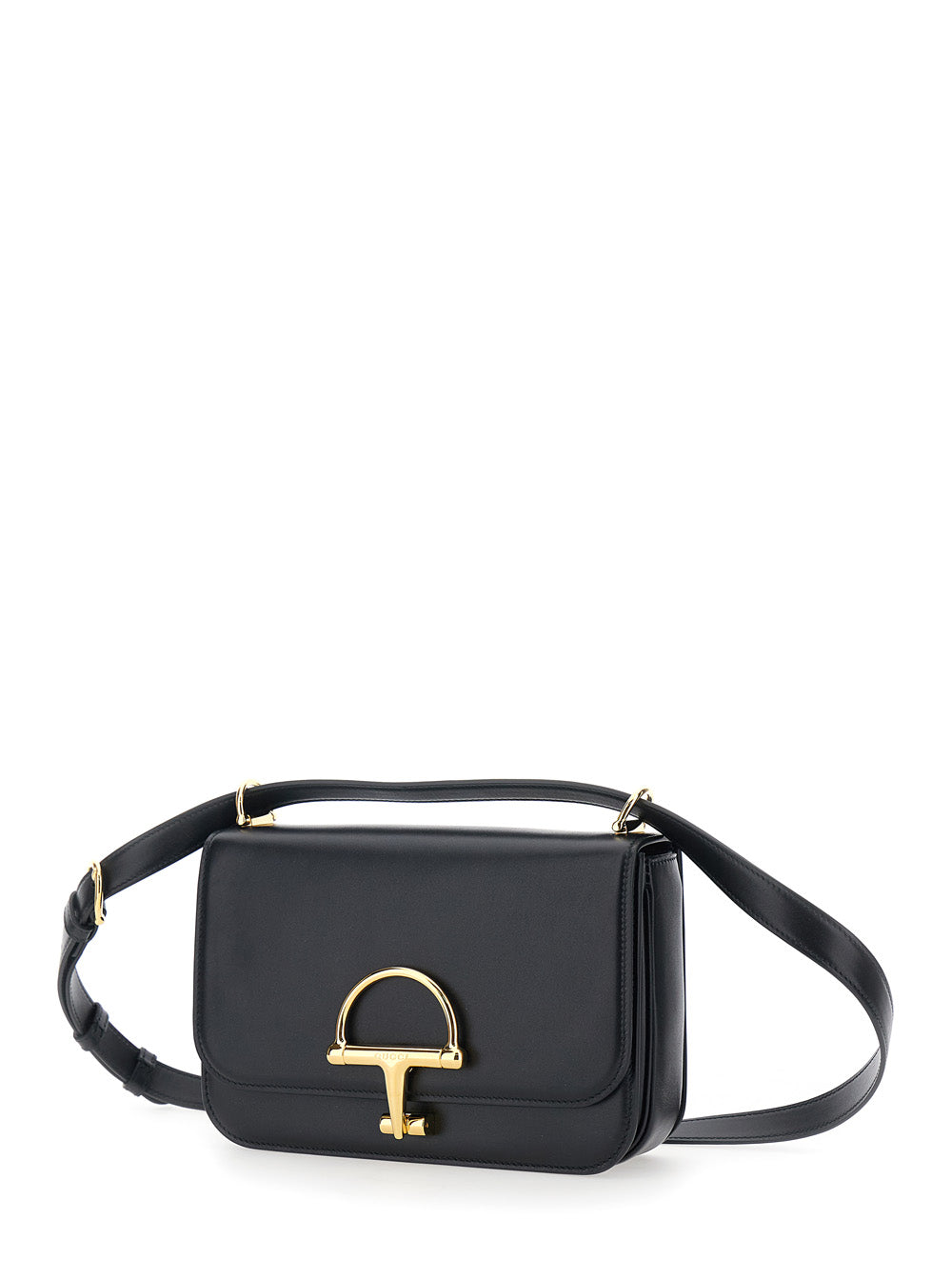 Gucci Women 'Siena Small' Black Shoulder Bag With Claw On The Front In Leather Woman GUCCI