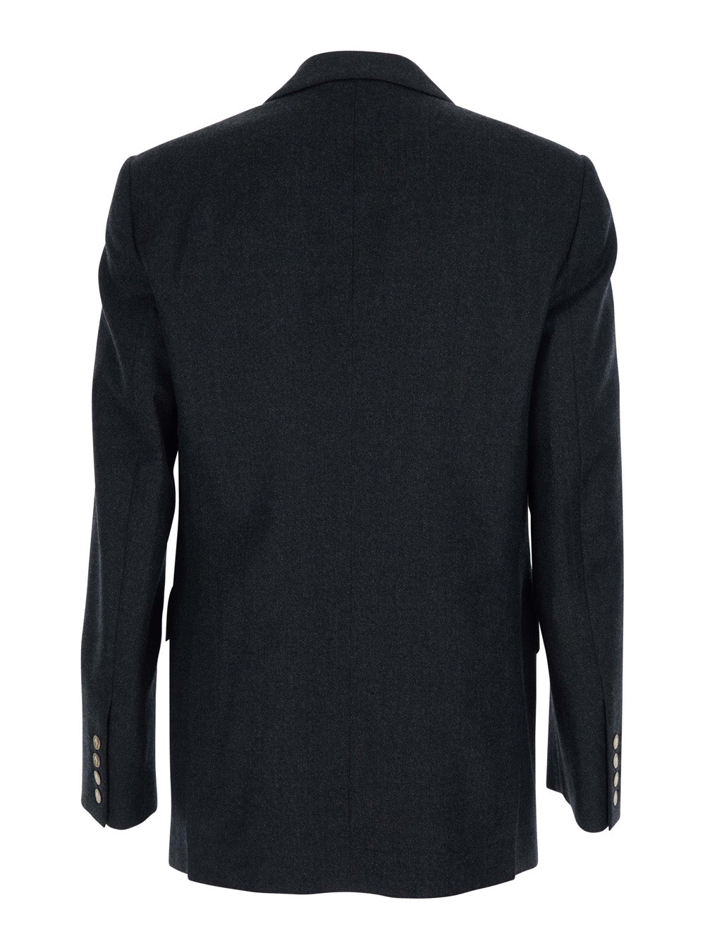 Vivienne Westwood Men Grey Double-Breasted Jacket With Wide Peak Lapels In Wool Man VIVIENNE WESTWOOD