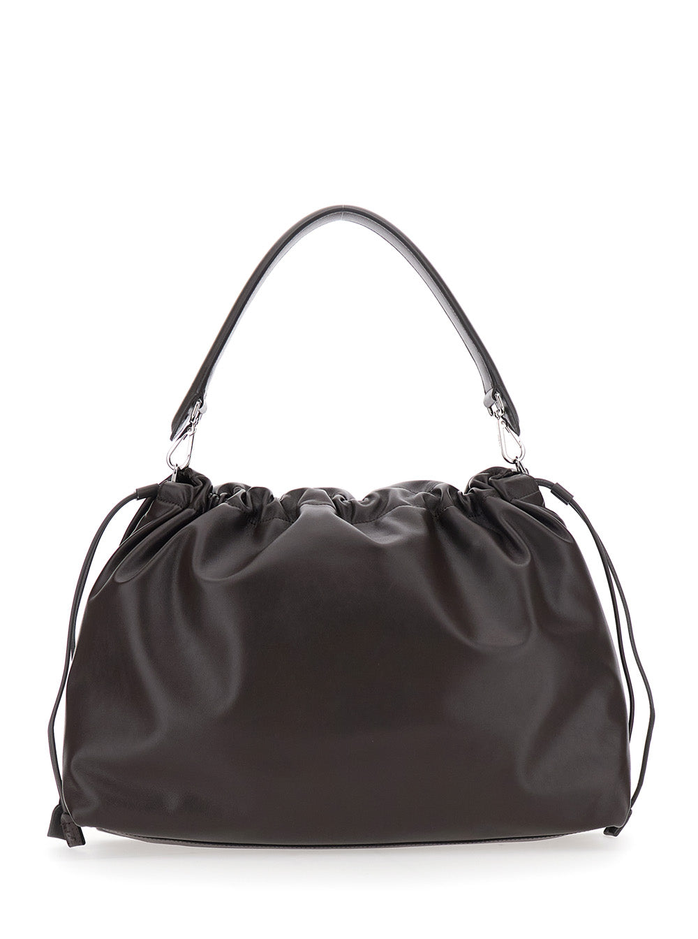 Fendi Men 'Mama Baguette Large' Brown Shoulder Bag With Ff Closure On The Front In Leather Woman FENDI