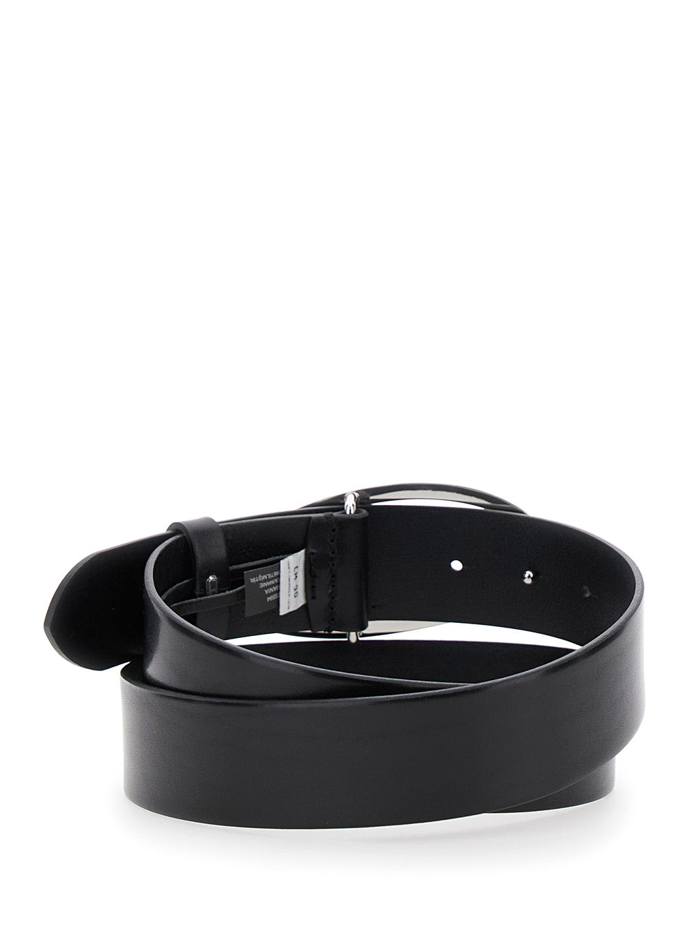 Diesel Women 1Dr Belt With Logo Buckle In Black Leather For Women DIESEL