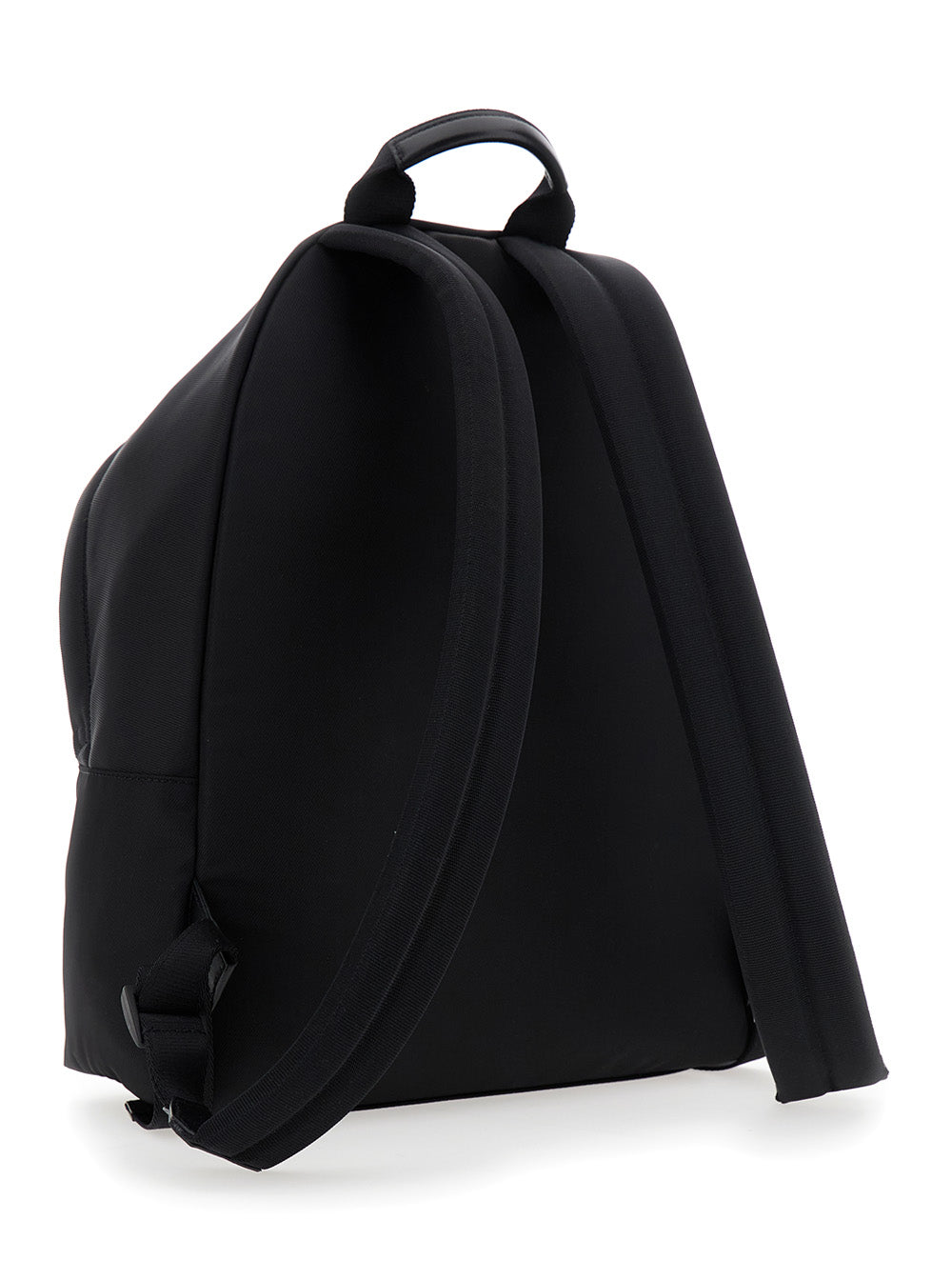 Givenchy Men Black Backpack With Adjustable Shoulder Straps And Logo On Front In Tech Fabric Man GIVENCHY