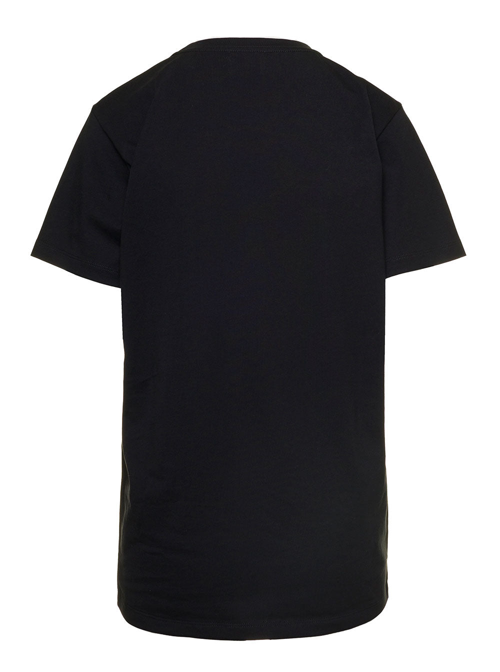 Isabel Marant Etoile Women Black Crewneck T-Shirt With Logo Embroidery In Cotton Woman Isabel Marant Etoile ISABEL MARANT ETOILE