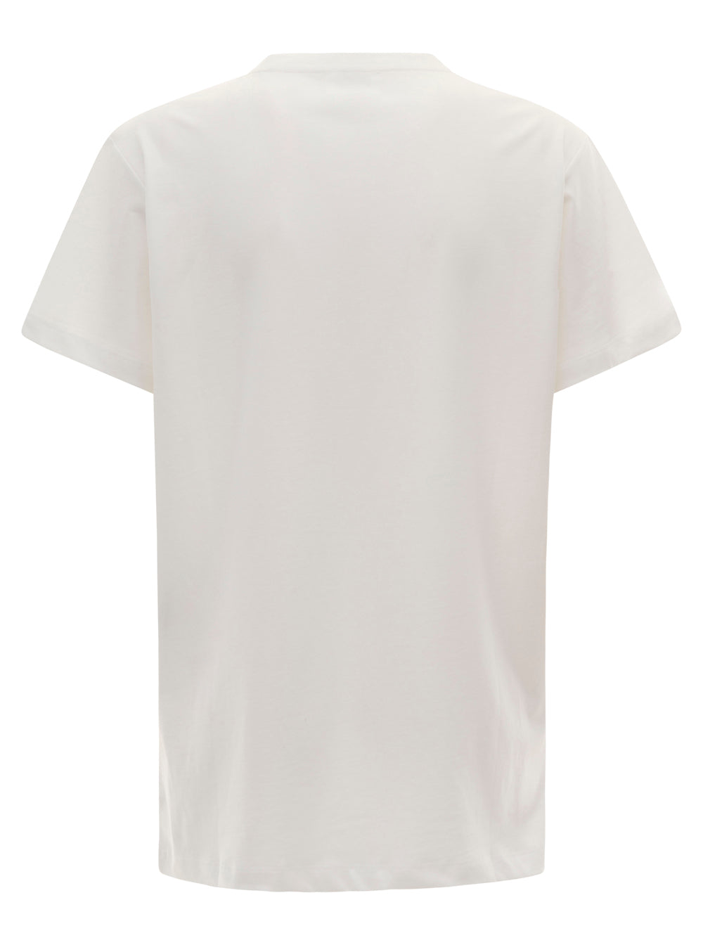 Isabel Marant Etoile Women 'Aby' White Crewneck T-Shirt With Small Logo Print Woman Isabel Marant Etoile ISABEL MARANT ETOILE
