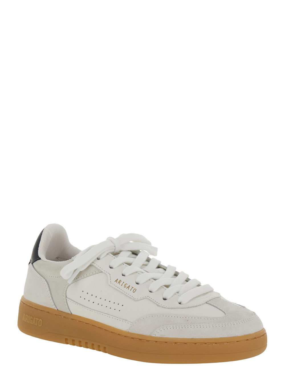 Axel Arigato Women 'Dice T-Toe' White Sneaker Low Top With Logo Patch On The Tongue And Lettering Logo On The Back In Leather Woman AXEL ARIGATO