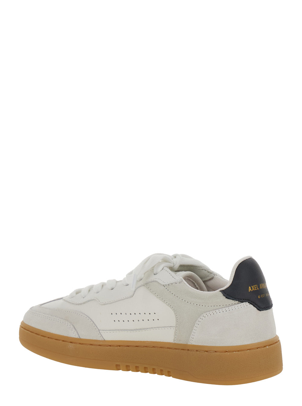 Axel Arigato Women 'Dice T-Toe' White Sneaker Low Top With Logo Patch On The Tongue And Lettering Logo On The Back In Leather Woman AXEL ARIGATO