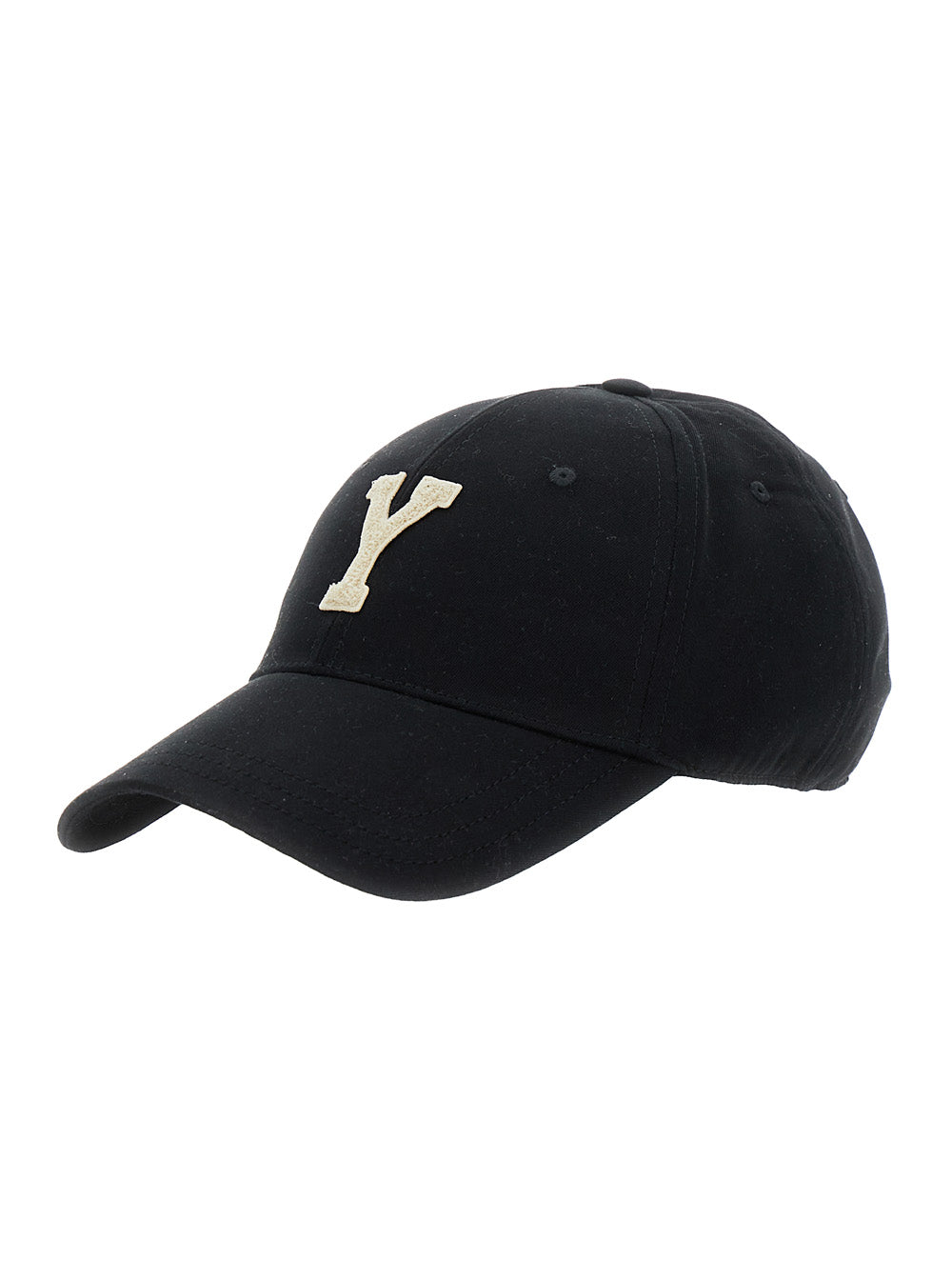 Saint Laurent Men Baseball Cap "Cap" With Maxi Logo On The Front In Black Cotton For Men SAINT LAURENT