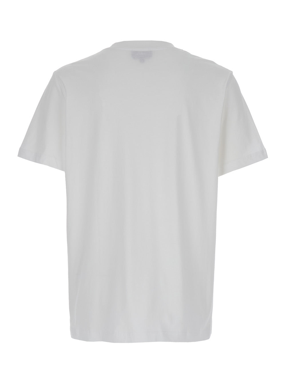 A.P.C. Men White Oversized T-Shirt With Apc Print In Cotton Man A.P.C.