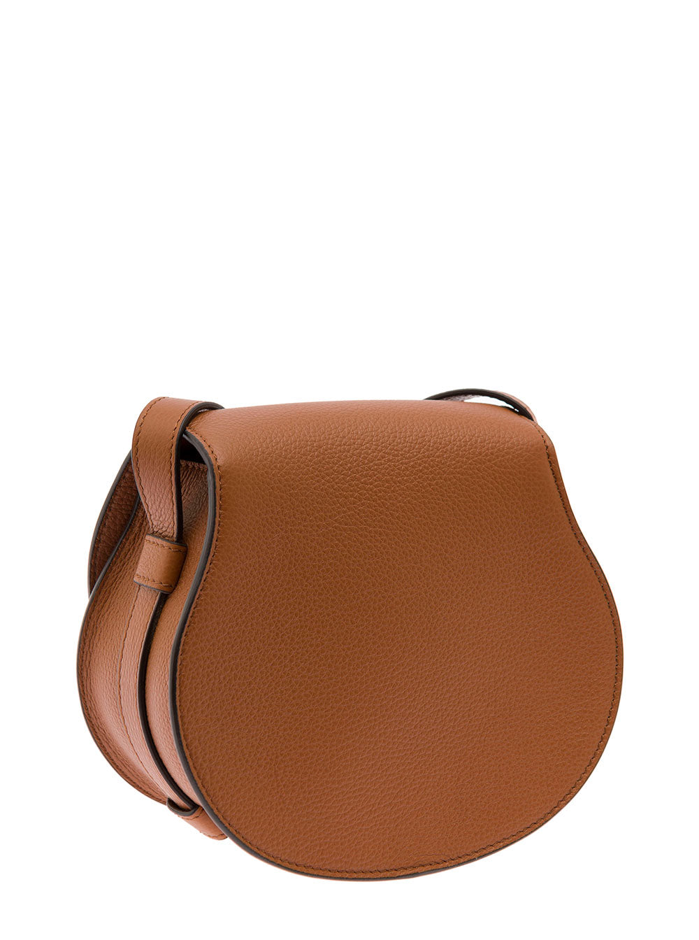 Chloé Women Marcie' Brown Leather Saddle Bag CHLOE