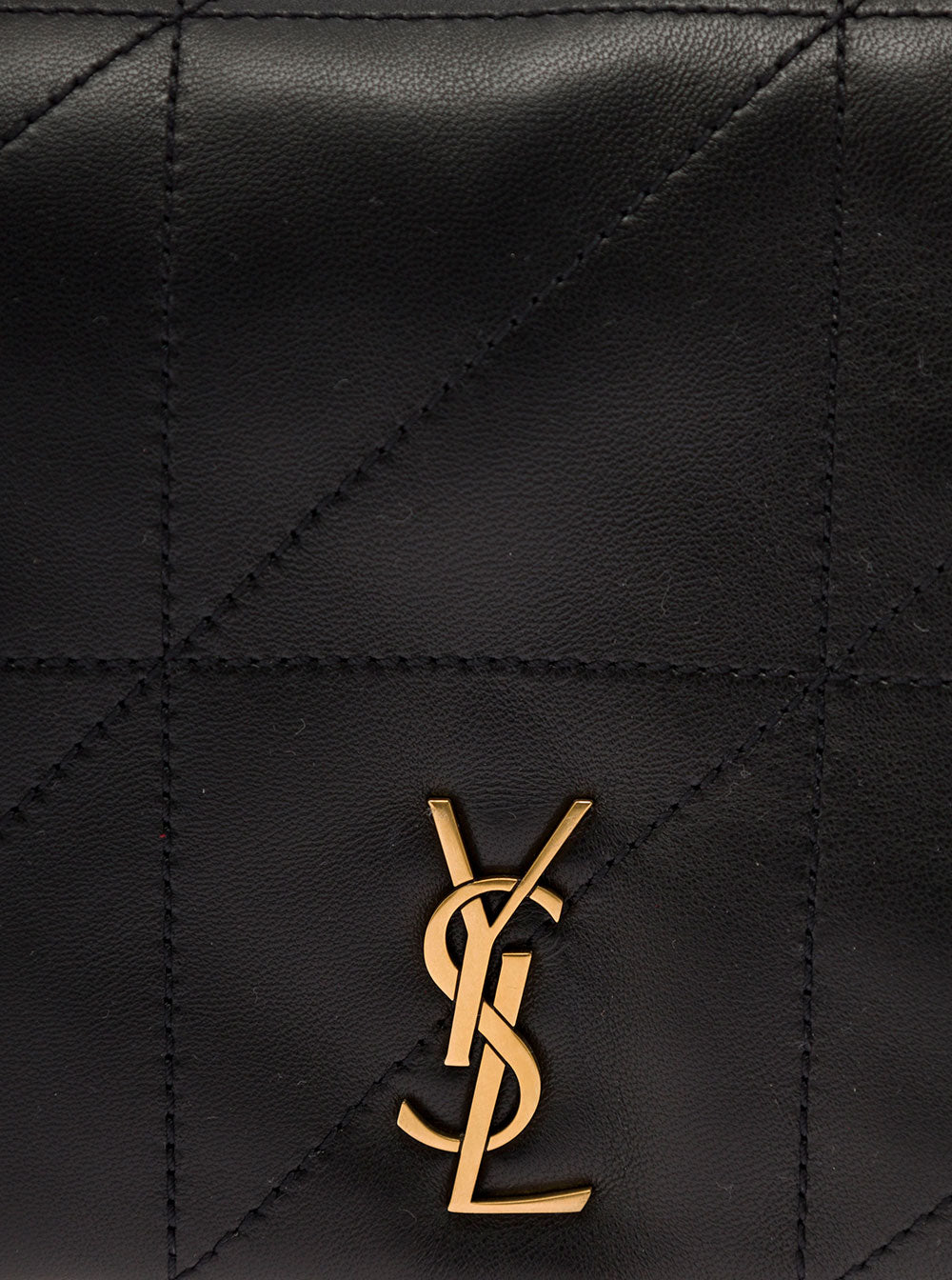 Saint Laurent Women Crossbody Bag 'Mini Jamie 4.3' With Cassandre Detail In Black Quilted Leather For Women SAINT LAURENT