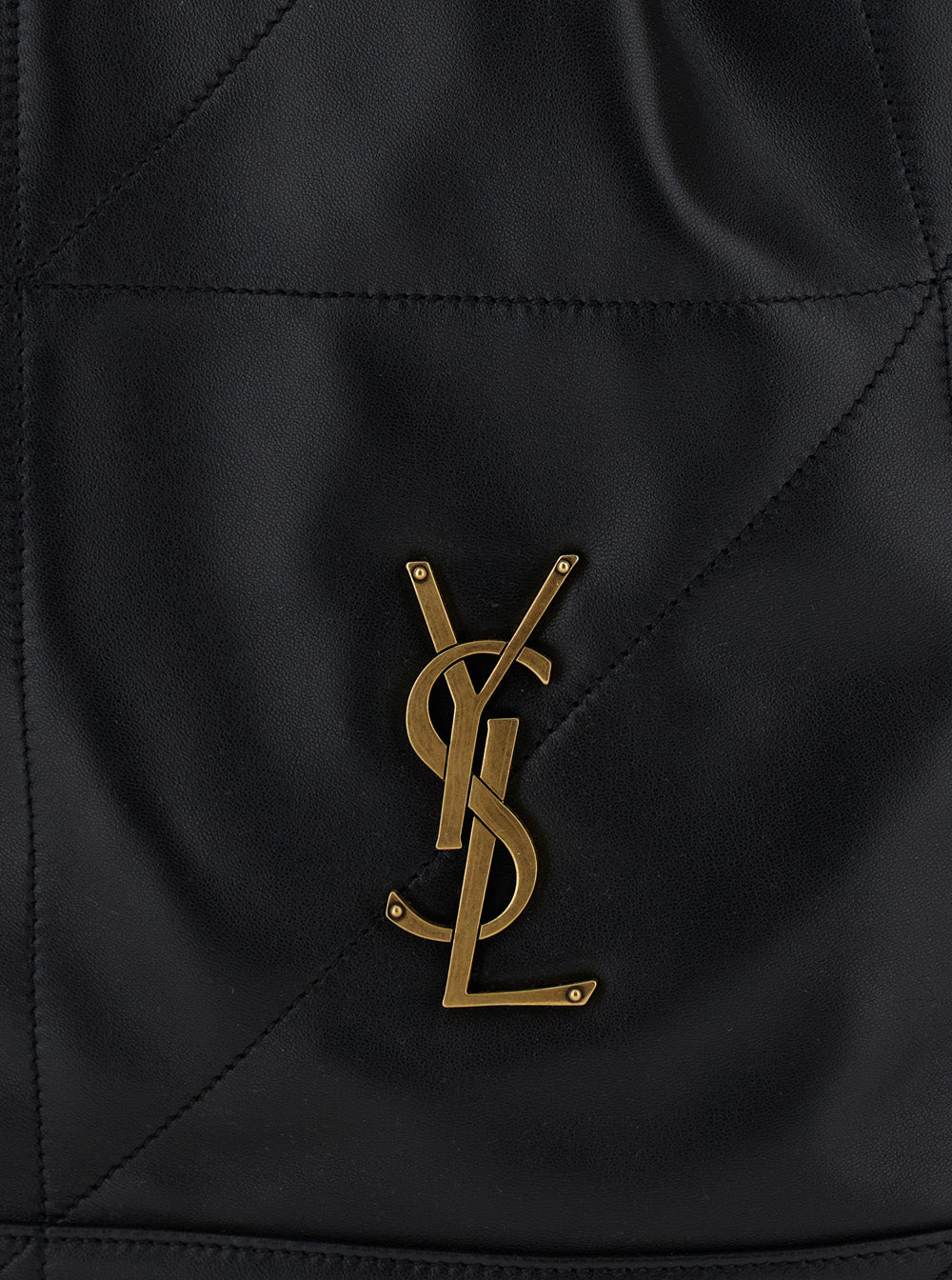 Saint Laurent Women Crossbody Bag 'Jamie' With Two Top Handles With Chain And Cassandre Plate On The Front In Black Leather For Women SAINT LAURENT