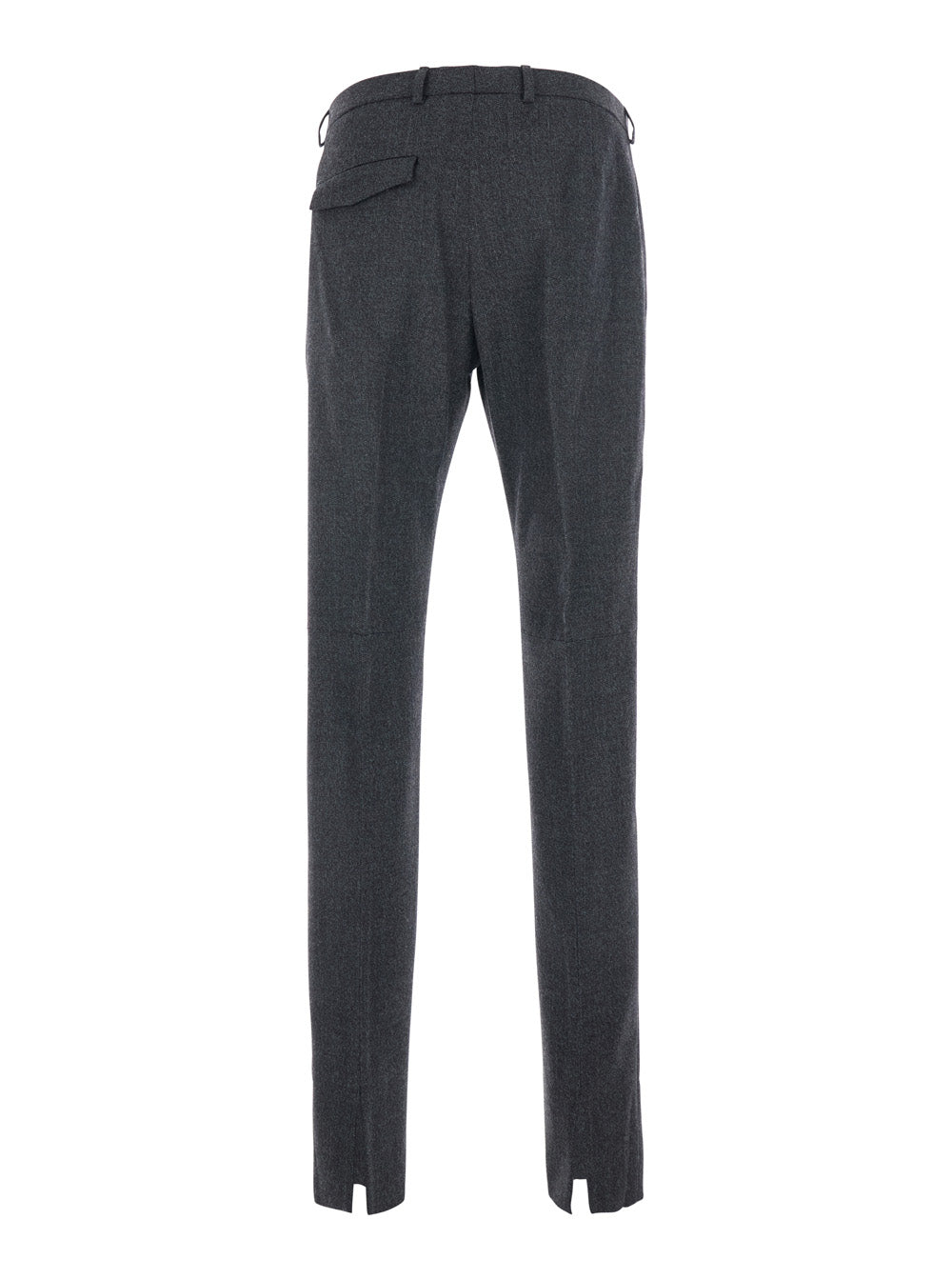 Gucci Men Grey Tailored Trousers With Belt Loops In Wool Man GUCCI