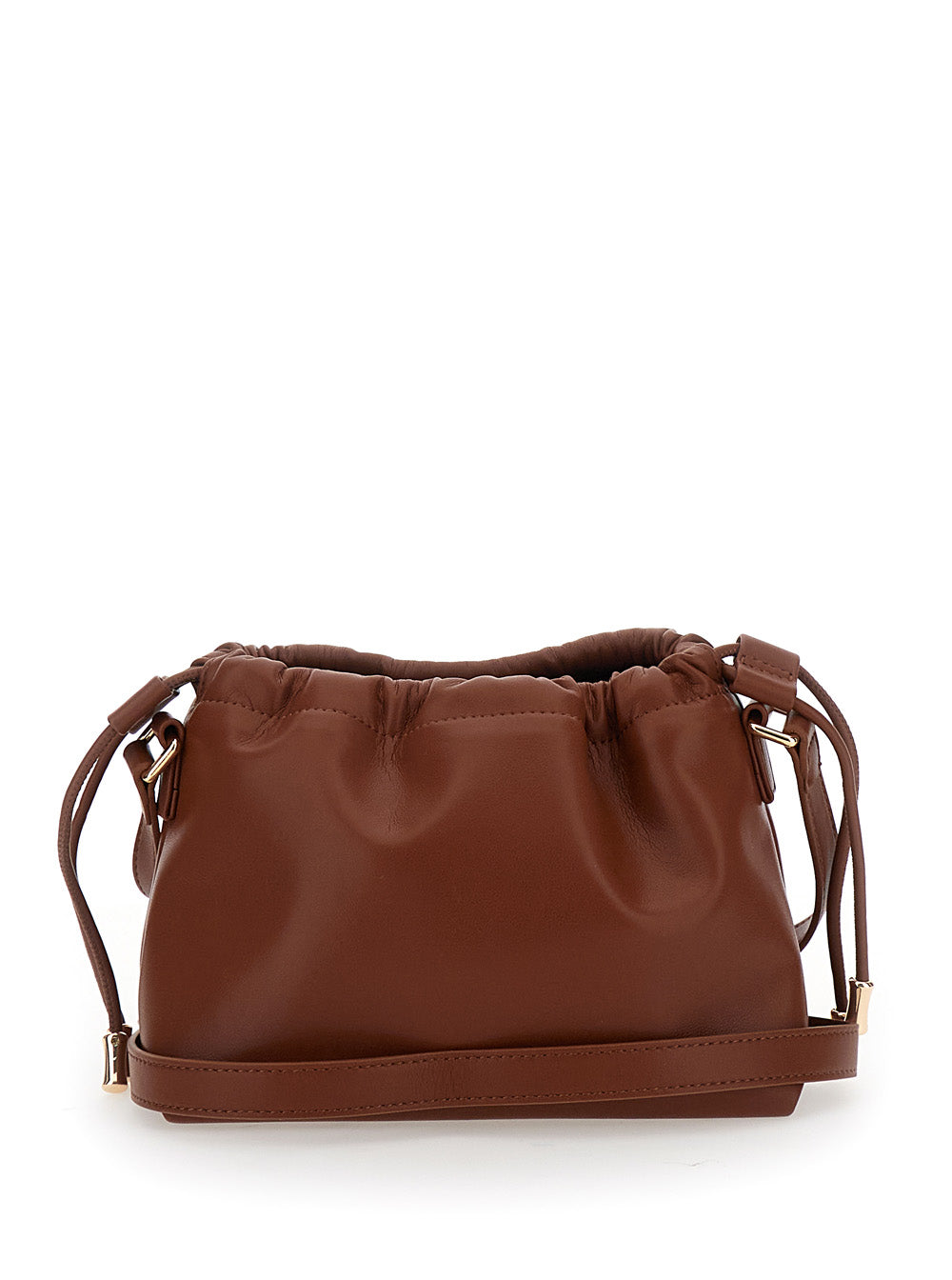 A.P.C. Women 'Ninon Mini' Brown Crossbody Bag With Embossed Logo On The Front And Adjustable Shoulder Strap In Ecoleather Woman A.P.C.
