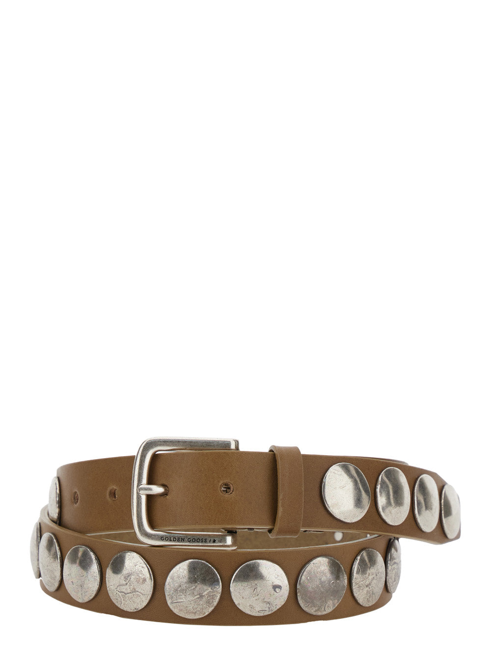 Golden Goose Women Black Studded Belt In Leather Woman GOLDEN GOOSE