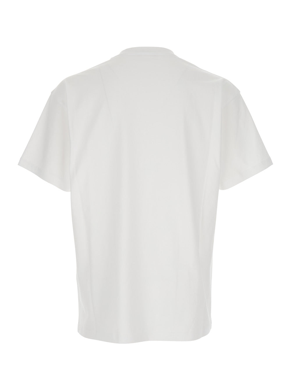 Givenchy Men White T-Shirt With Maxi Logo On The Front For Men GIVENCHY