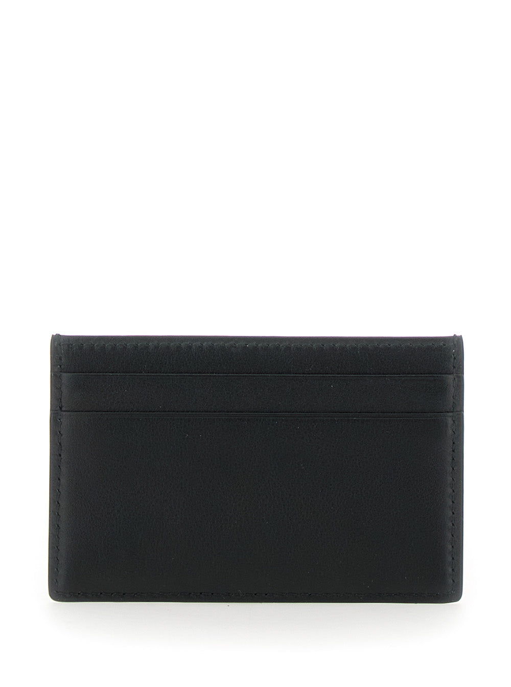 Gucci Men Black Card Holder With Double G Plaque On The Front In Leather Man GUCCI