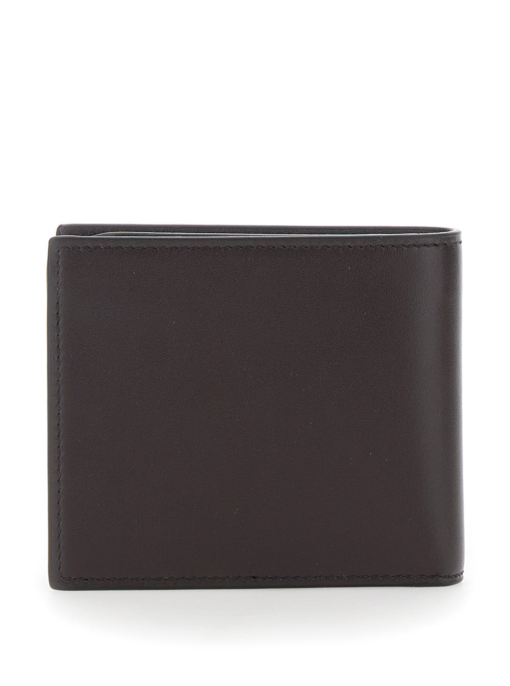 Gucci Men Brown Bi-Fold Wallet With Horsebit On The Front And Embossed Logo On The Inside In Leather Man GUCCI