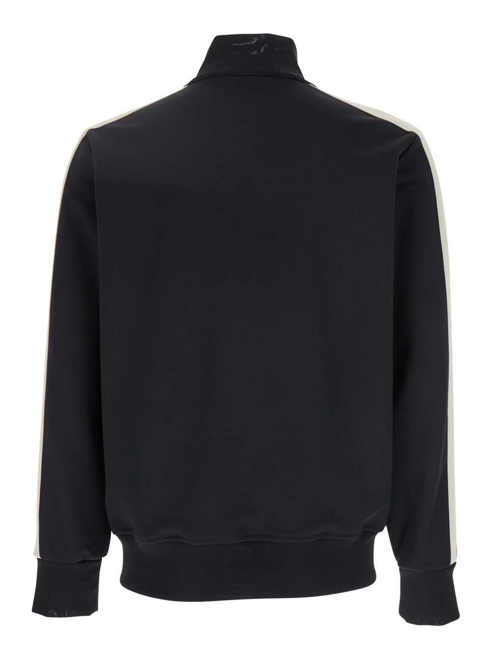 Palm Angels Men Men's Black 'Classic Logo' Sweatshirt With Printed Logo On Front In Tech Fabric PALM ANGELS