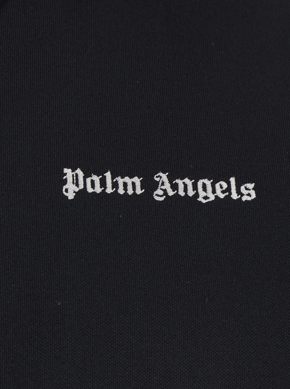 Palm Angels Men Men's Black 'Classic Logo' Sweatshirt With Printed Logo On Front In Tech Fabric PALM ANGELS