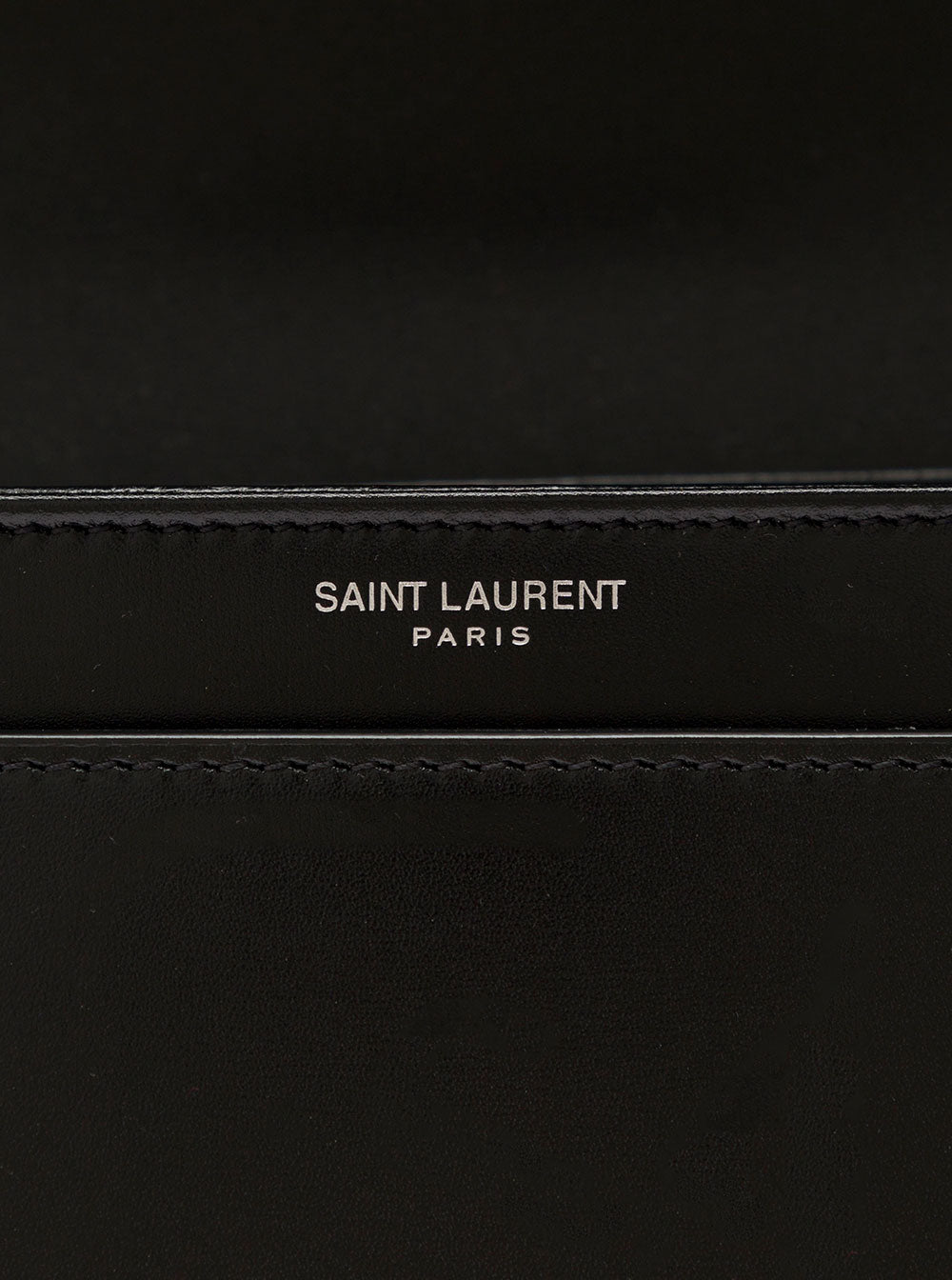 Saint Laurent Men Black Messenger Bag With Cassandre Detail In Smooth Leather Man SAINT LAURENT